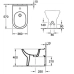 Біде підлогове VILLEROY&BOCH O.NOVO 54610001