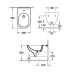 Біде підвісне VILLEROY&BOCH O.NOVO 54600001