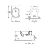 Біде підвісне VILLEROY&BOCH ARCHITECTURA 54840001