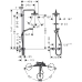 Душова система HANSGROHE CROMA SELECT S 27253400