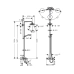 Душова система HANSGROHE CROMA SELECT S 27351400
