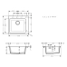 Кухонна мийка HANSGROHE S51 43312170