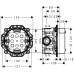 Прихована частина змішувача HANSGROHE IBOX UNIVERSAL 01850180