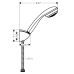 Ручний душ HANSGROHE CROMETTA 27577000