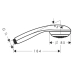 Ручний душ HANSGROHE CROMETTA 28585000