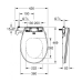 Сидіння для унітазу GROHE BAU CERAMIC 39648SH0