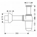 Сифон для умивальника HANSGROHE FLOWSTAR 52010000