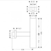 Сифон для умивальника HANSGROHE FLOWSTAR 52100800