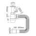 Сифон для умивальника ROZZY JENORI RSW405080-3