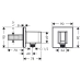 Тримач ручного душу HANSGROHE FIXFIT 26486000