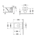 Унітаз підвісний DURAVIT D-CODE 45700900A1