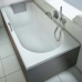 Акрилова ванна 150х75 см KOLO MIRRA XWP3350001 прямокутна з ніжками, ручками, підголівником