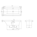 Ванна зі штучного каменю Villeroy&Boch Squaro 180х80 UBQ180SQR2V-01
