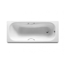 Сталева ванна 150х75 см ROCA PRINCESS A220470001 прямокутна з ручками