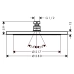 Верхній душ HANSGROHE CROMA SELECT 26220000