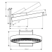 Верхній душ HANSGROHE RAINFINITY 26230700