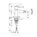 Змішувач для біде HANSGROHE TALIS CLASSIC 14120000