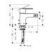 Змішувач для біде HANSGROHE TALIS E 31622000