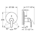 Змішувач для душу GROHE EUROSMART 24043002