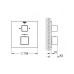 Змішувач для душу GROHE GROHTHERM CUBE 24155000