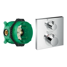 Змішувач для душу HANSGROHE ECOSTAT SQUARE 15714000+01800180