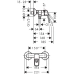Змішувач для душу HANSGROHE LOGIS LOOP 71613000
