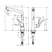 Змішувач для кухні HANSGROHE METRIS SELECT 14883000