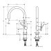 Змішувач для кухні HANSGROHE TALIS 72804000
