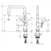 Змішувач для кухні HANSGROHE TALIS M54 72806800