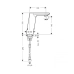 Змішувач для раковини HANSGROHE METRIS S 31100000