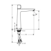 Змішувач для раковини HANSGROHE TALIS SELECT E 71752000
