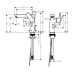 Змішувач для раковини HANSGROHE TALIS E 71754000