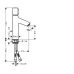 Змішувач для раковини HANSGROHE TALIS SELECT S 72042000