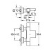 Змішувач для ванни GROHE GROHTHERM CUBE 34497000