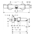 Змішувач для ванни HANSGROHE ECOSTAT 13114670