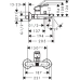 Змішувач для ванни HANSGROHE LOGIS LOOP 71413000